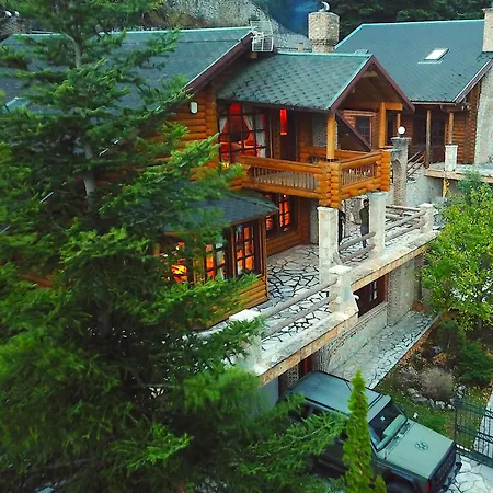 7Hills Finnish Luxury Chalet By Ski Alure Eptalofos Exterior photo